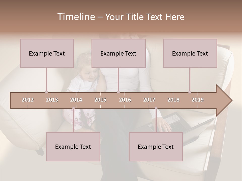 Businesswoman Relaxing Woman PowerPoint Template