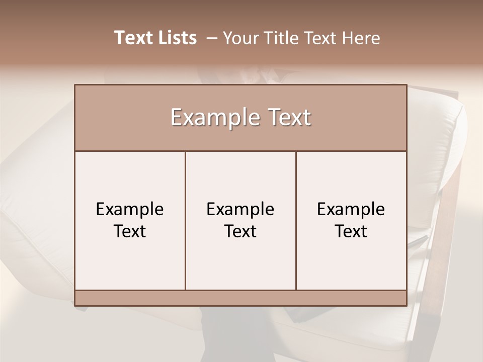 Businesswoman Relaxing Woman PowerPoint Template