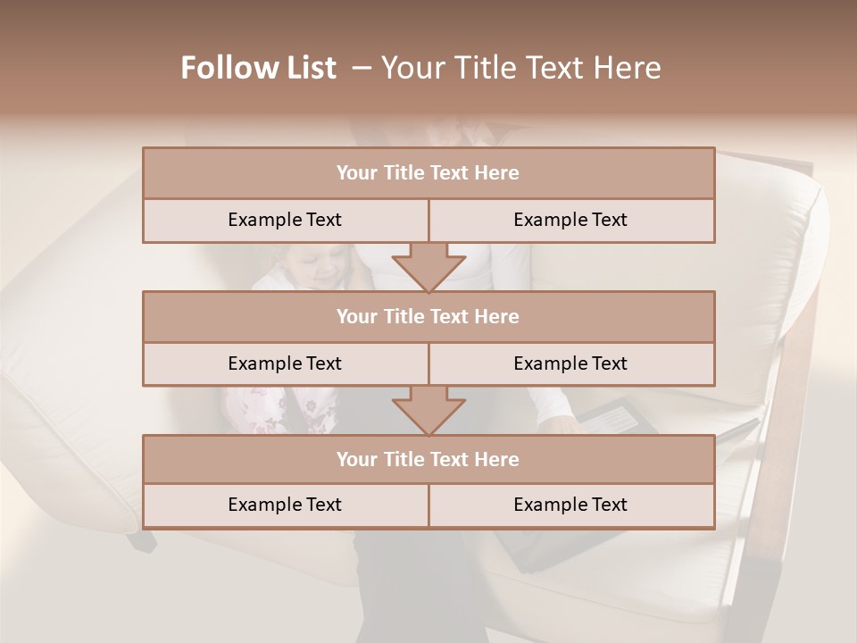 Businesswoman Relaxing Woman PowerPoint Template