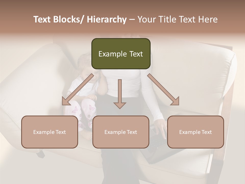 Businesswoman Relaxing Woman PowerPoint Template