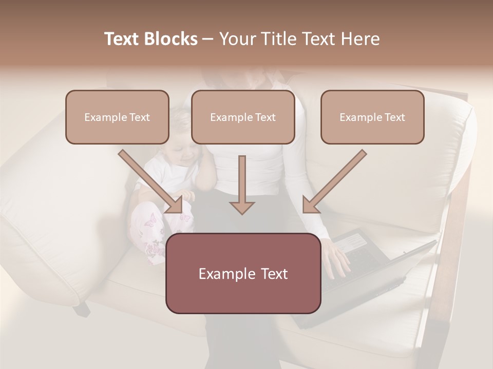 Businesswoman Relaxing Woman PowerPoint Template