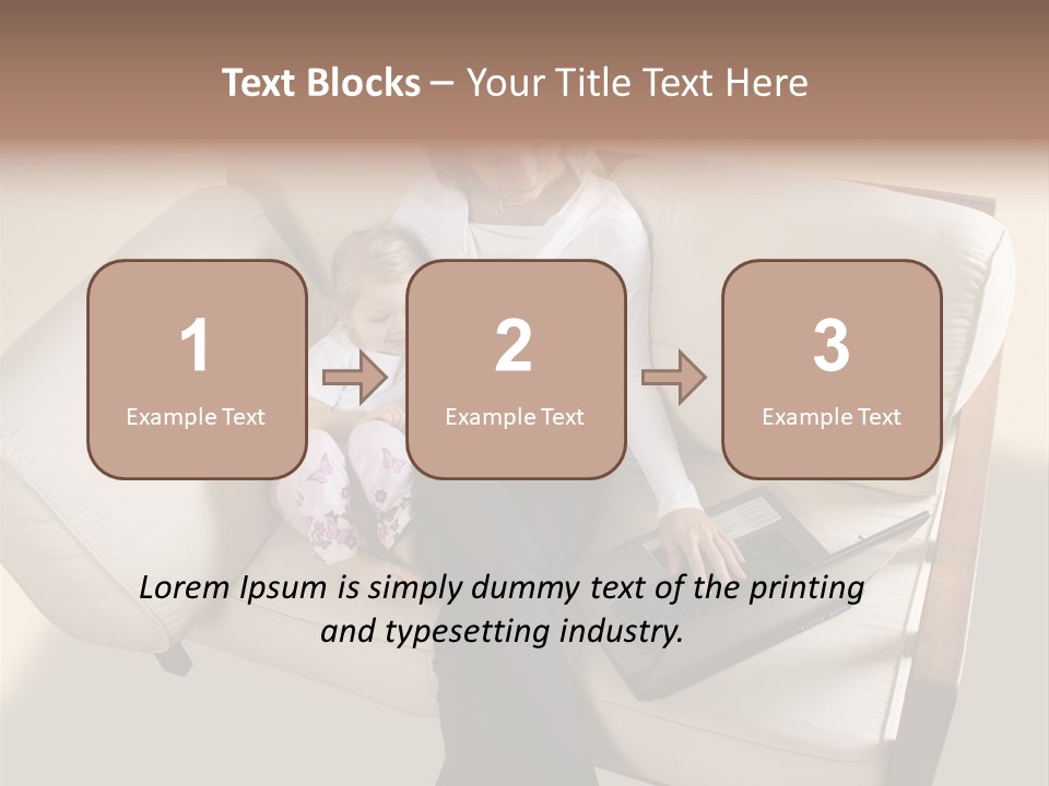 Businesswoman Relaxing Woman PowerPoint Template