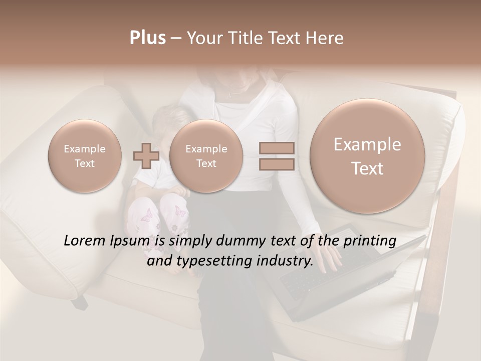 Businesswoman Relaxing Woman PowerPoint Template