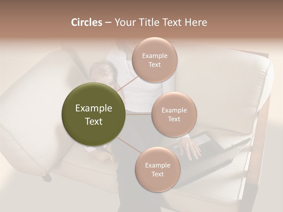 Businesswoman Relaxing Woman PowerPoint Template