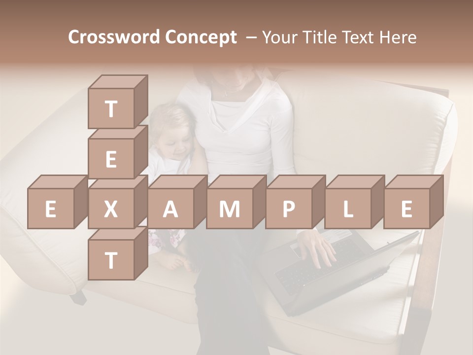 Businesswoman Relaxing Woman PowerPoint Template