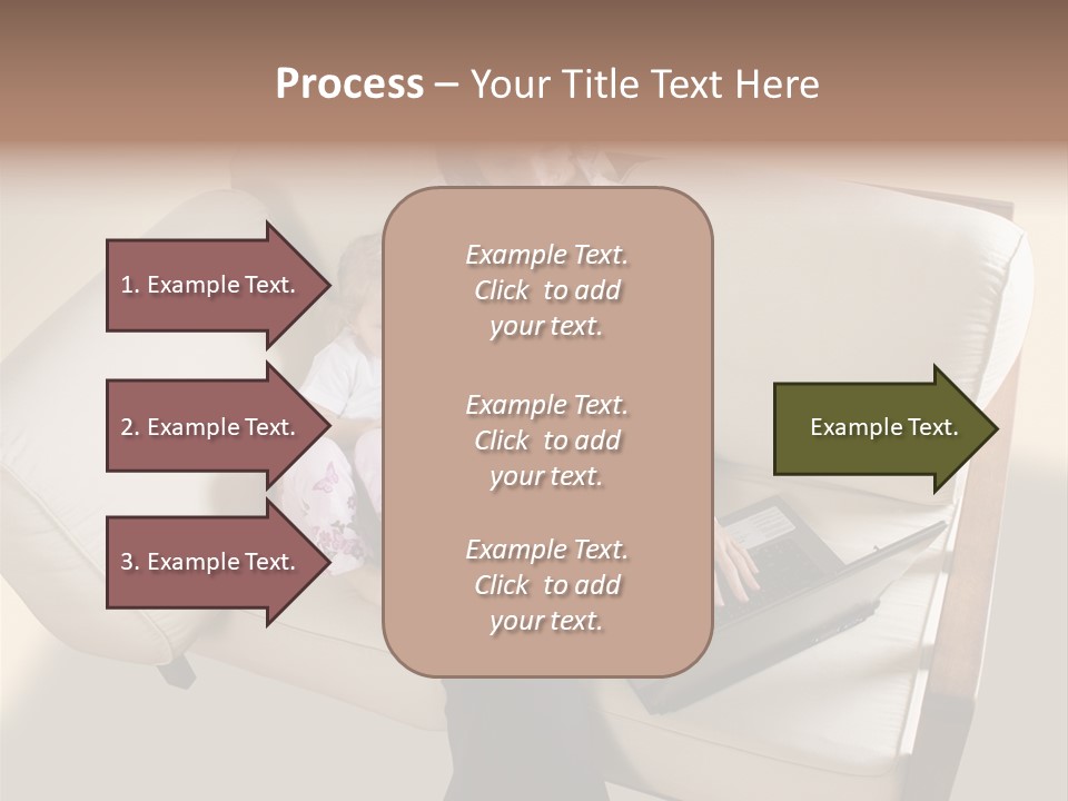 Businesswoman Relaxing Woman PowerPoint Template