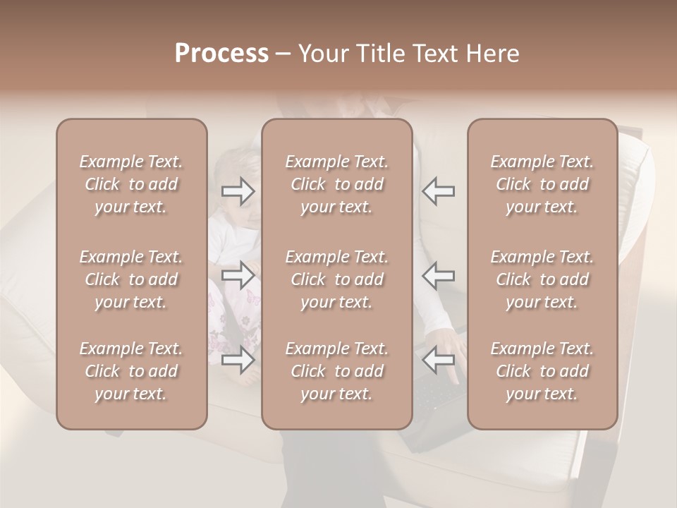 Businesswoman Relaxing Woman PowerPoint Template