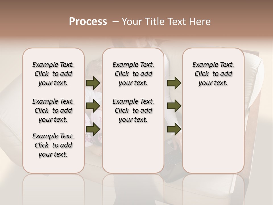 Businesswoman Relaxing Woman PowerPoint Template
