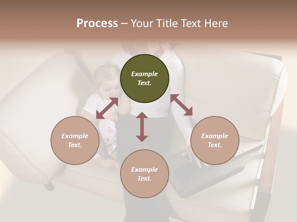 Businesswoman Relaxing Woman PowerPoint Template