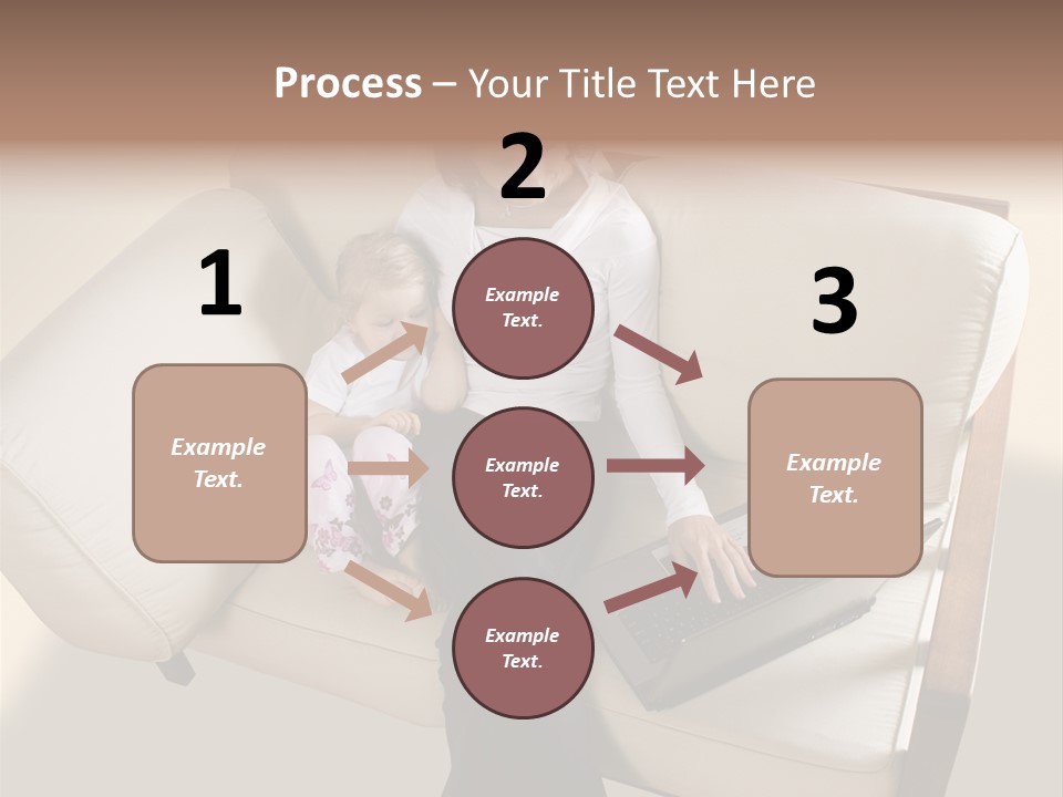 Businesswoman Relaxing Woman PowerPoint Template