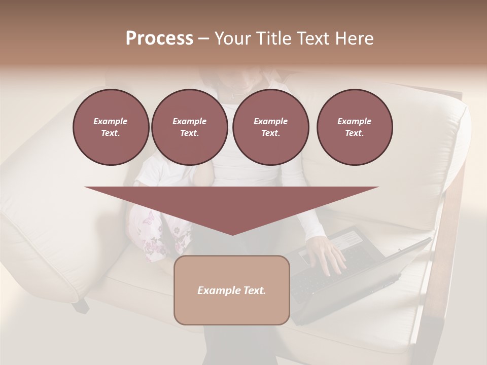 Businesswoman Relaxing Woman PowerPoint Template