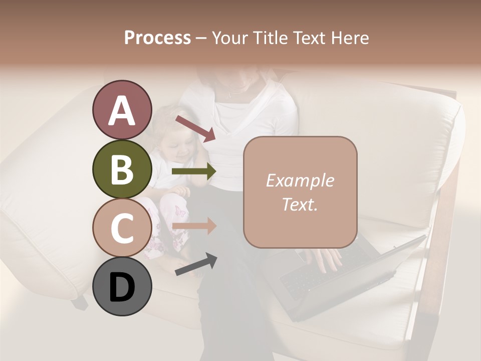 Businesswoman Relaxing Woman PowerPoint Template