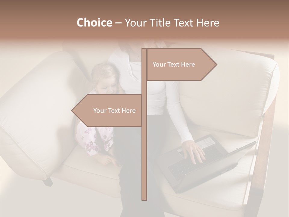 Businesswoman Relaxing Woman PowerPoint Template