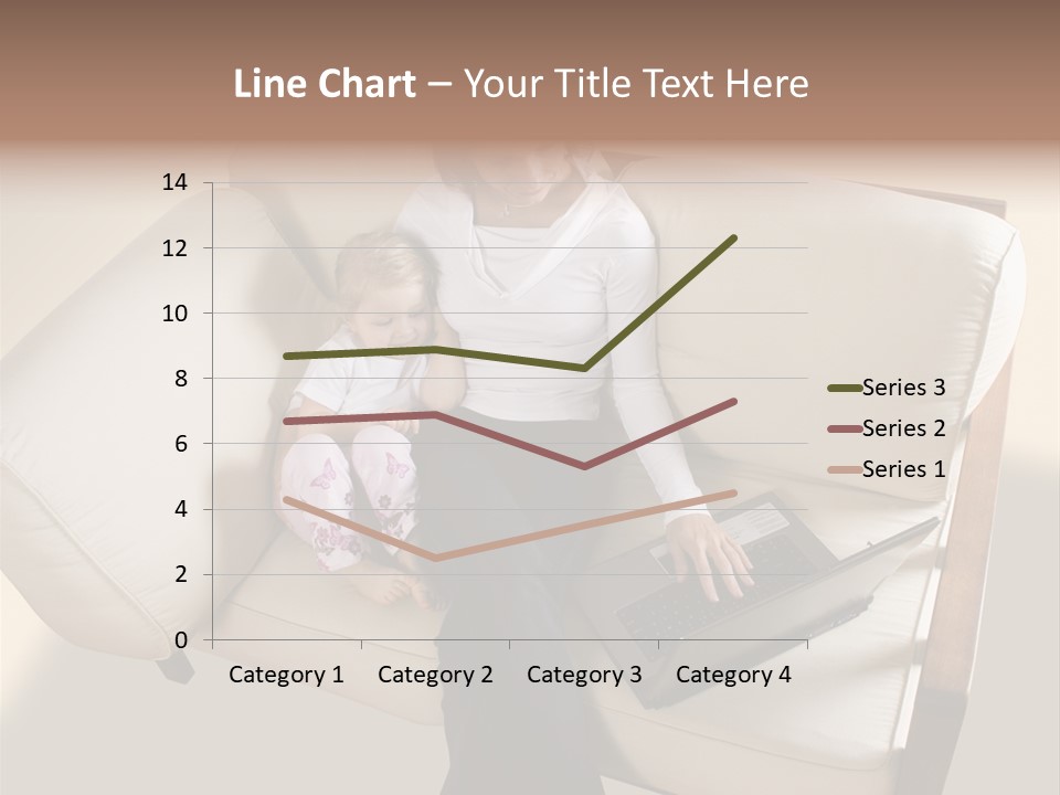Businesswoman Relaxing Woman PowerPoint Template