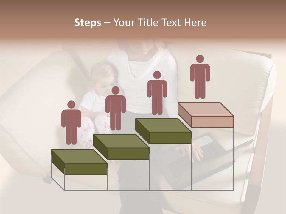 Businesswoman Relaxing Woman PowerPoint Template