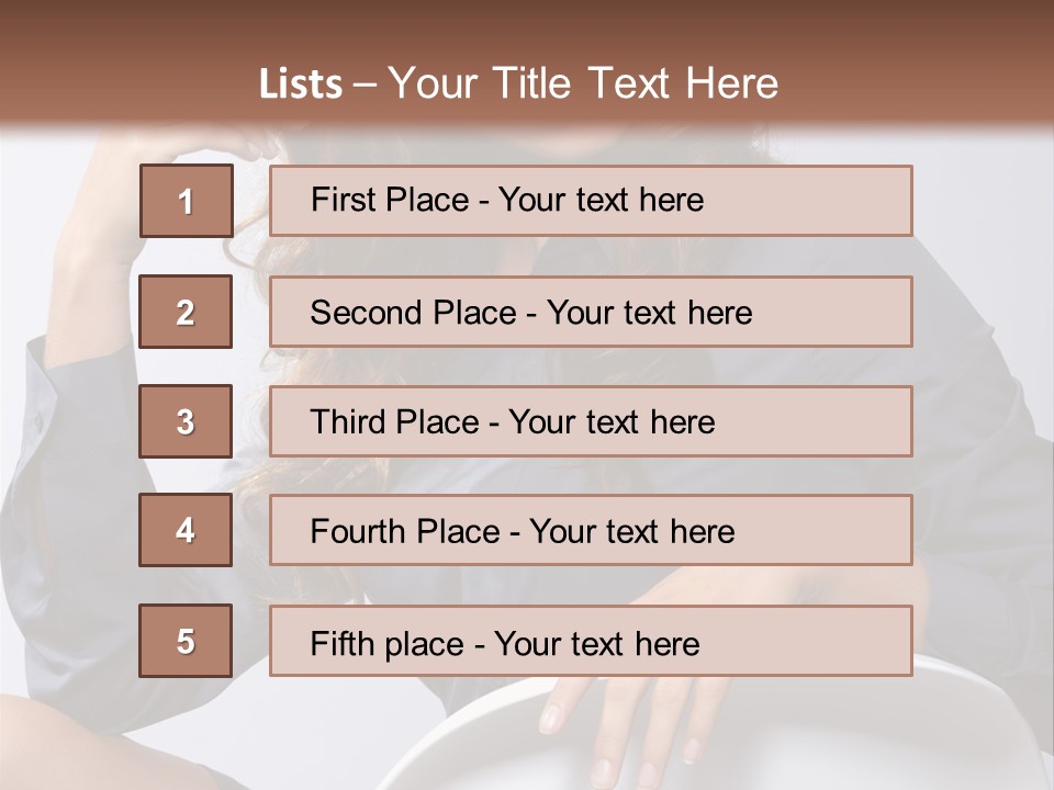 Sexy Girl Fashion PowerPoint Template