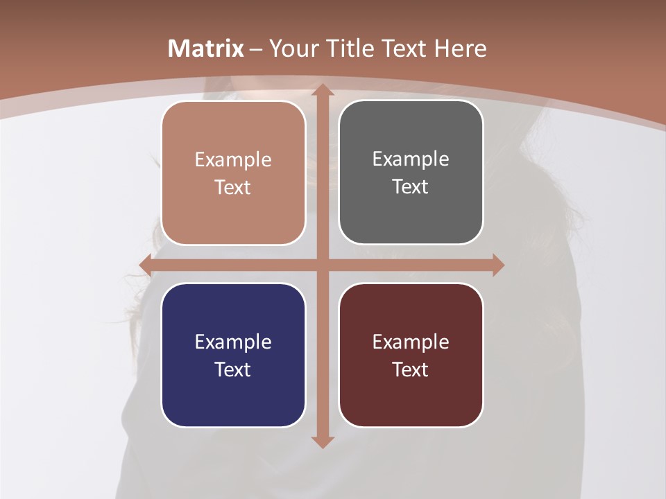 Professional Y Lady PowerPoint Template