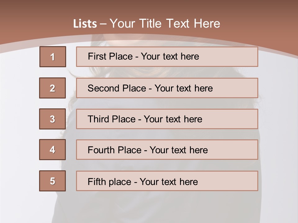 Professional Y Lady PowerPoint Template