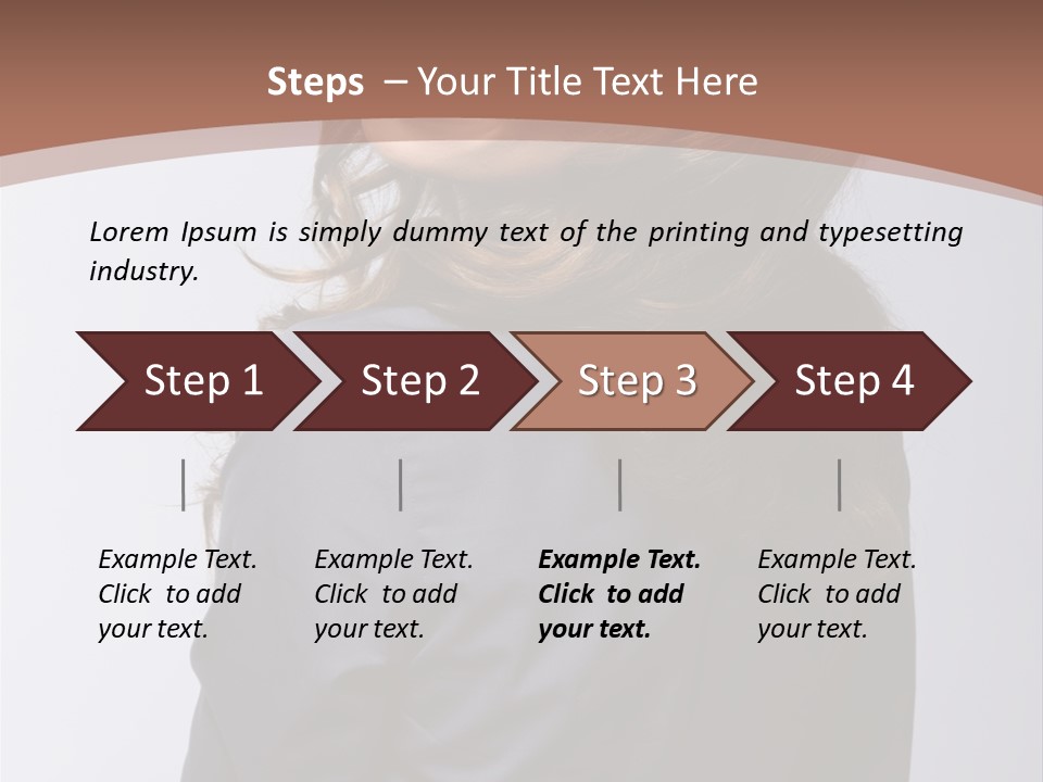 Professional Y Lady PowerPoint Template