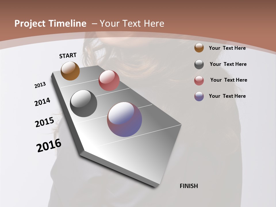 Professional Y Lady PowerPoint Template