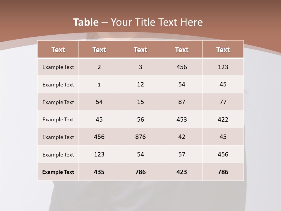 Professional Y Lady PowerPoint Template