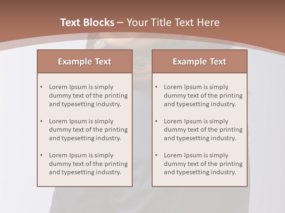 Professional Y Lady PowerPoint Template