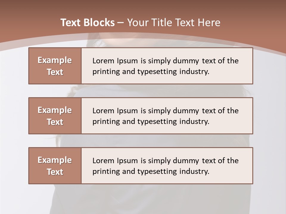 Professional Y Lady PowerPoint Template