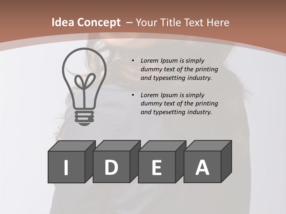 Professional Y Lady PowerPoint Template