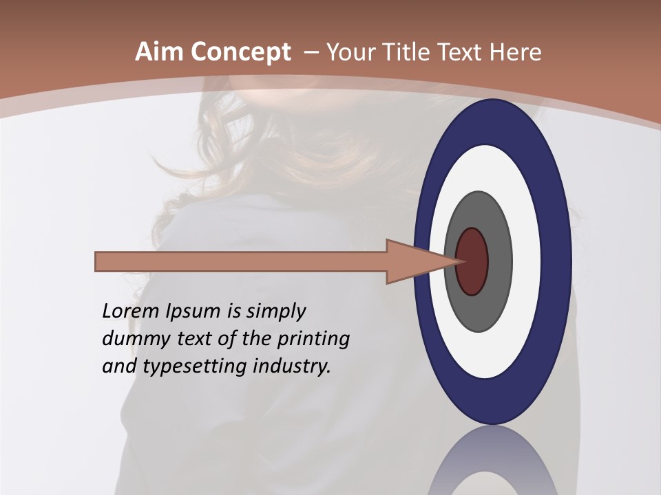 Professional Y Lady PowerPoint Template