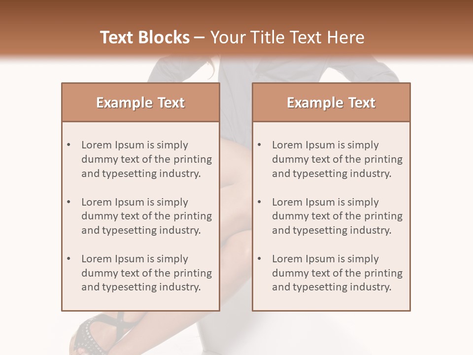 Women Symbol Background PowerPoint Template