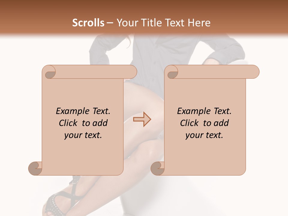 Women Symbol Background PowerPoint Template