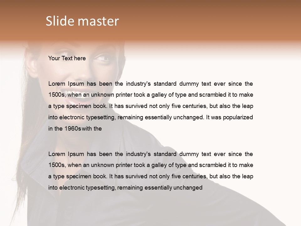 People Isolated Portrait PowerPoint Template