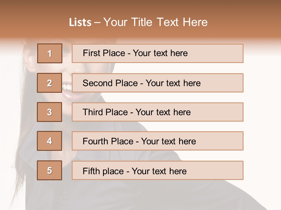 People Isolated Portrait PowerPoint Template