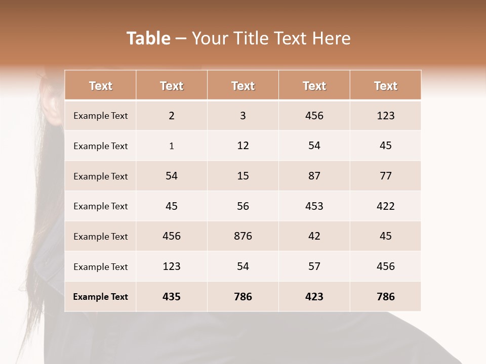 People Isolated Portrait PowerPoint Template