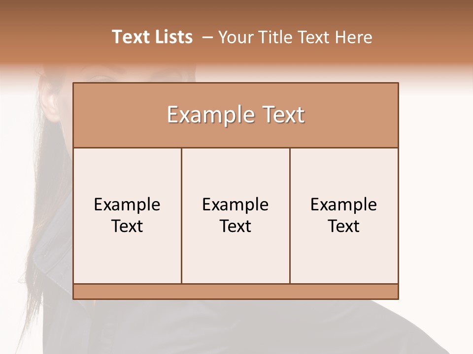 People Isolated Portrait PowerPoint Template