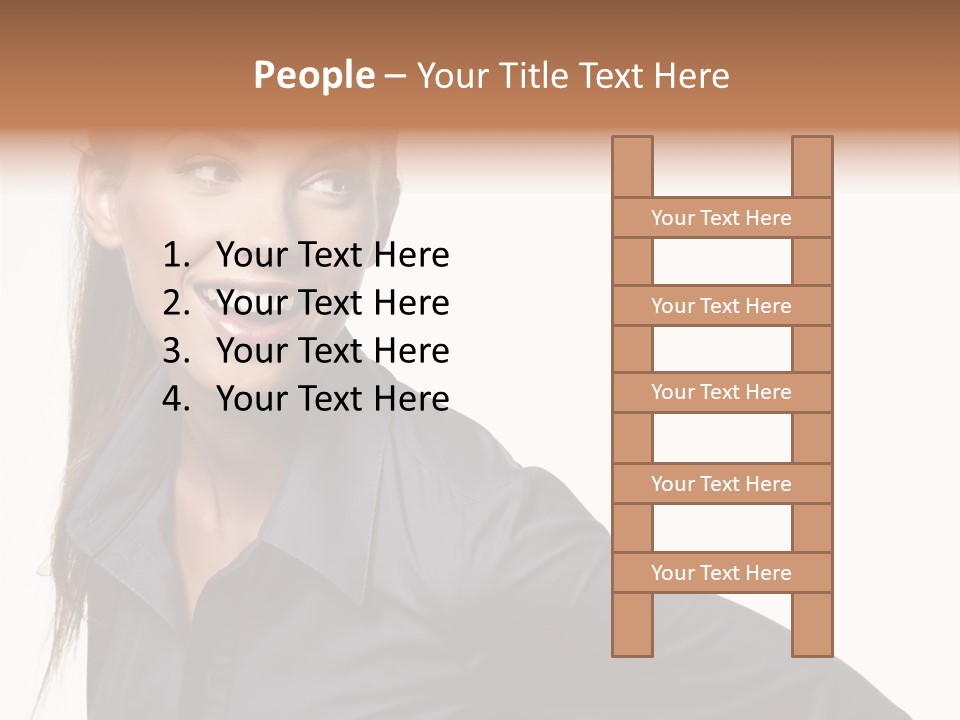 People Isolated Portrait PowerPoint Template