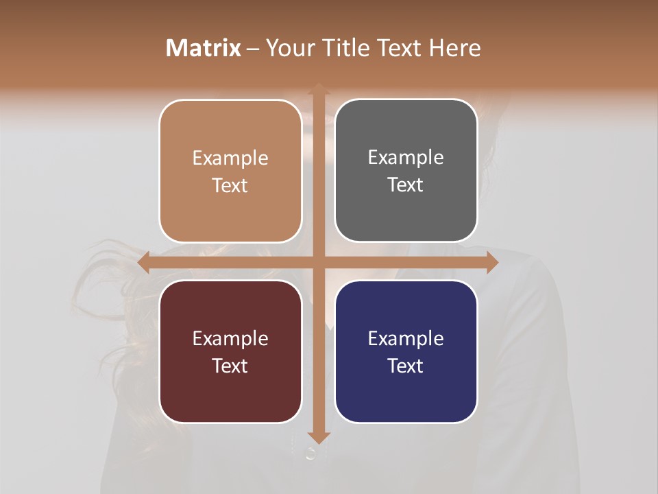 Gray Face Skin PowerPoint Template