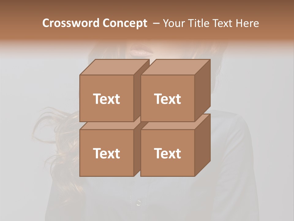 Gray Face Skin PowerPoint Template