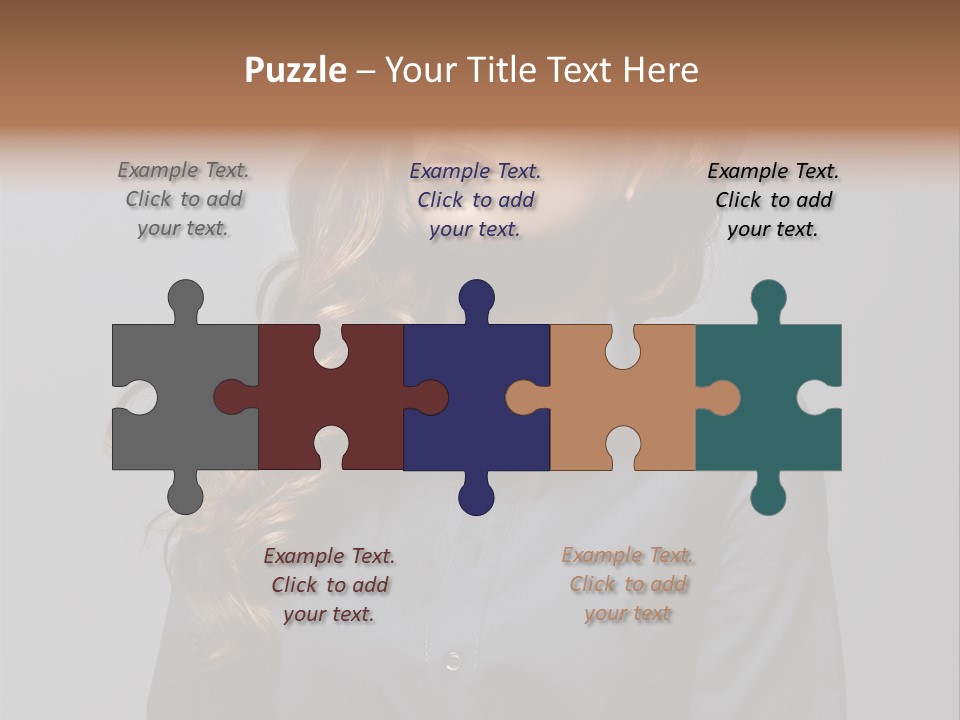 Gray Face Skin PowerPoint Template