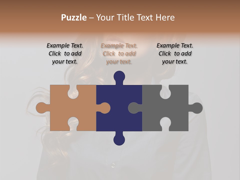 Gray Face Skin PowerPoint Template