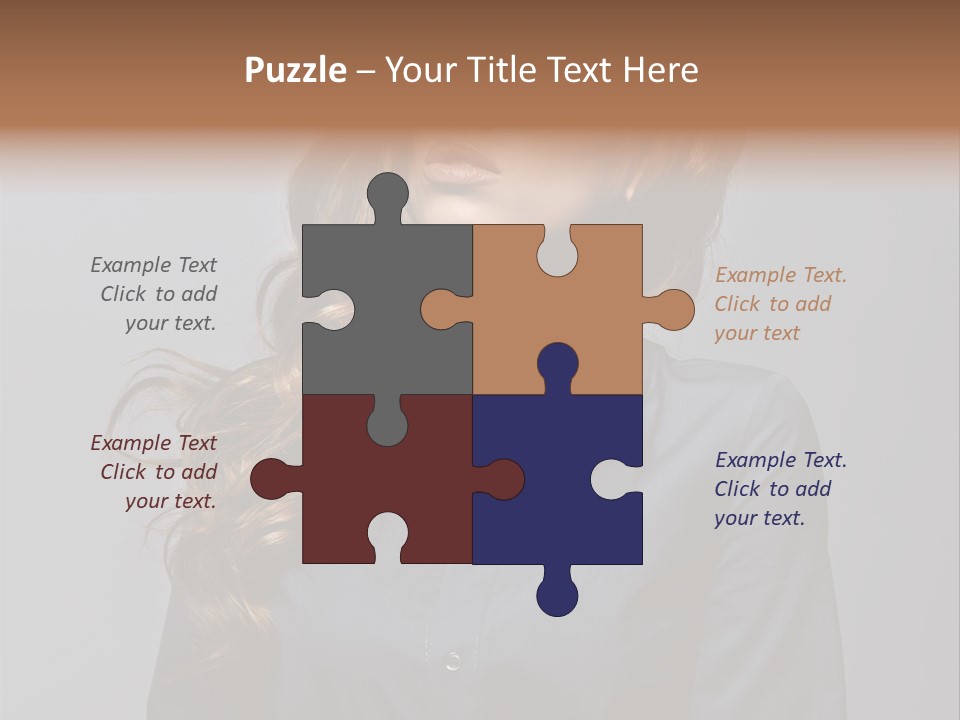 Gray Face Skin PowerPoint Template