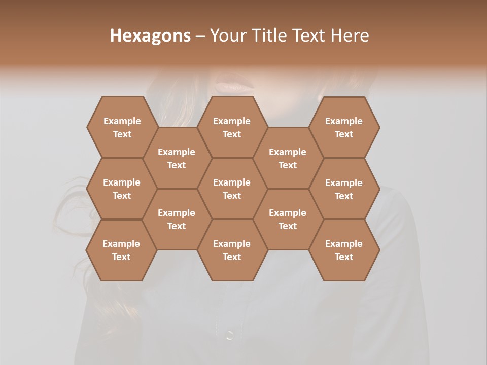 Gray Face Skin PowerPoint Template