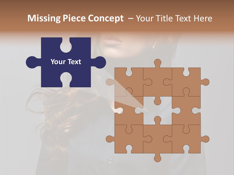 Gray Face Skin PowerPoint Template