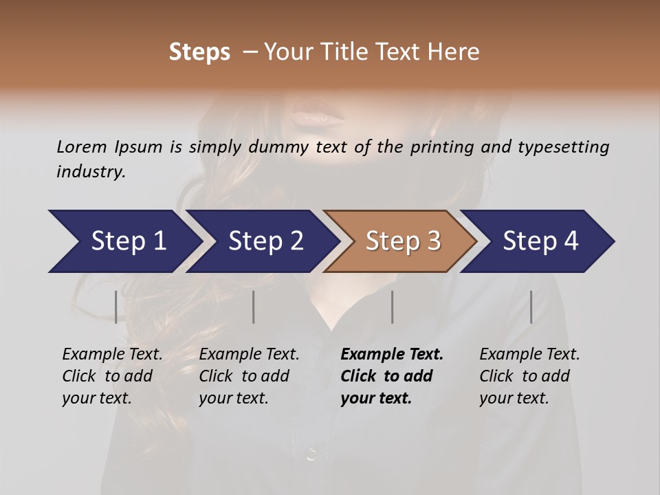 Gray Face Skin PowerPoint Template