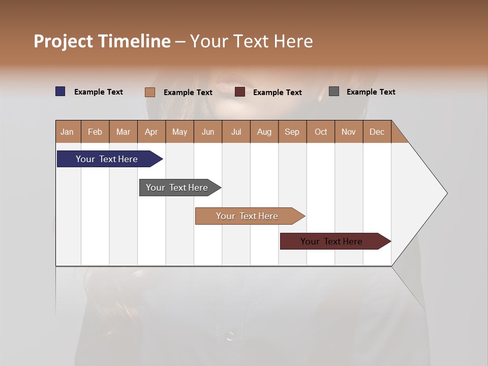 Gray Face Skin PowerPoint Template