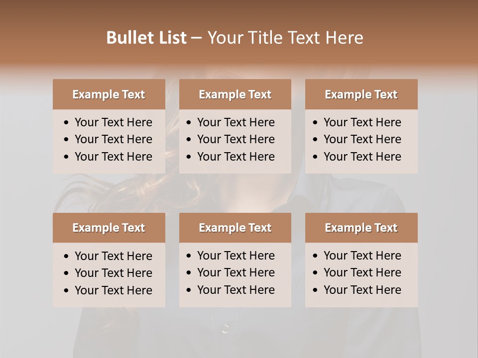 Gray Face Skin PowerPoint Template