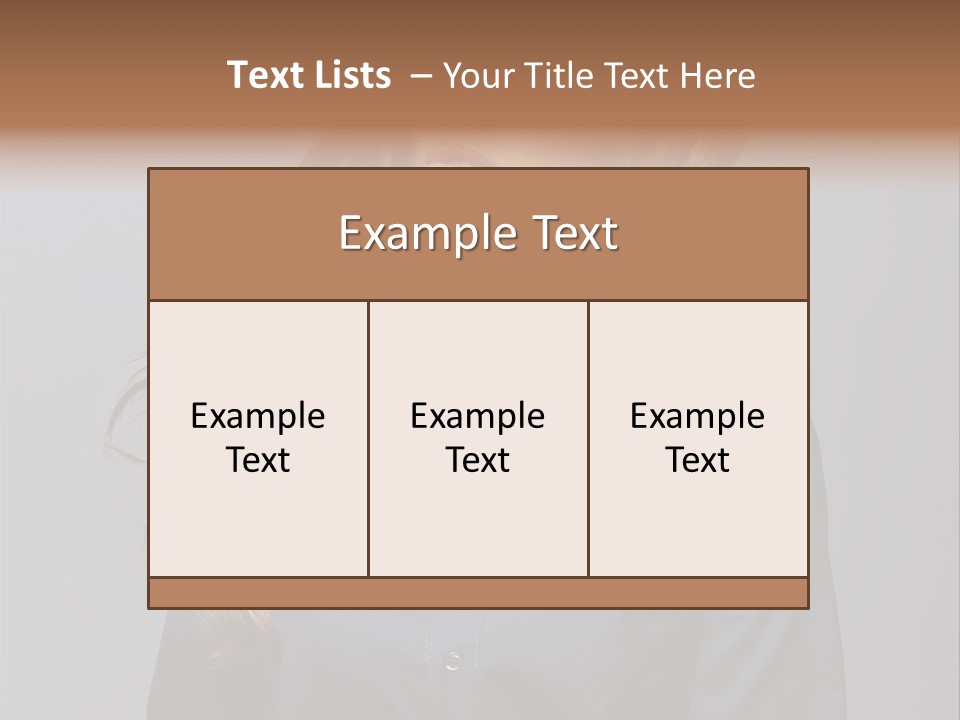 Gray Face Skin PowerPoint Template