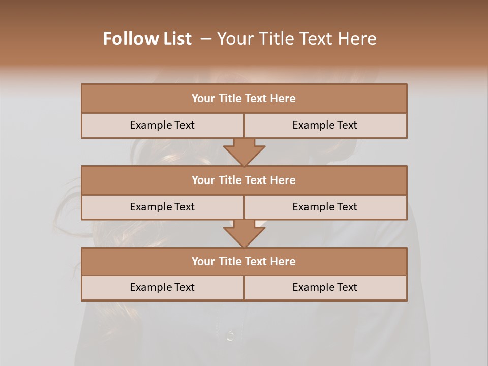Gray Face Skin PowerPoint Template