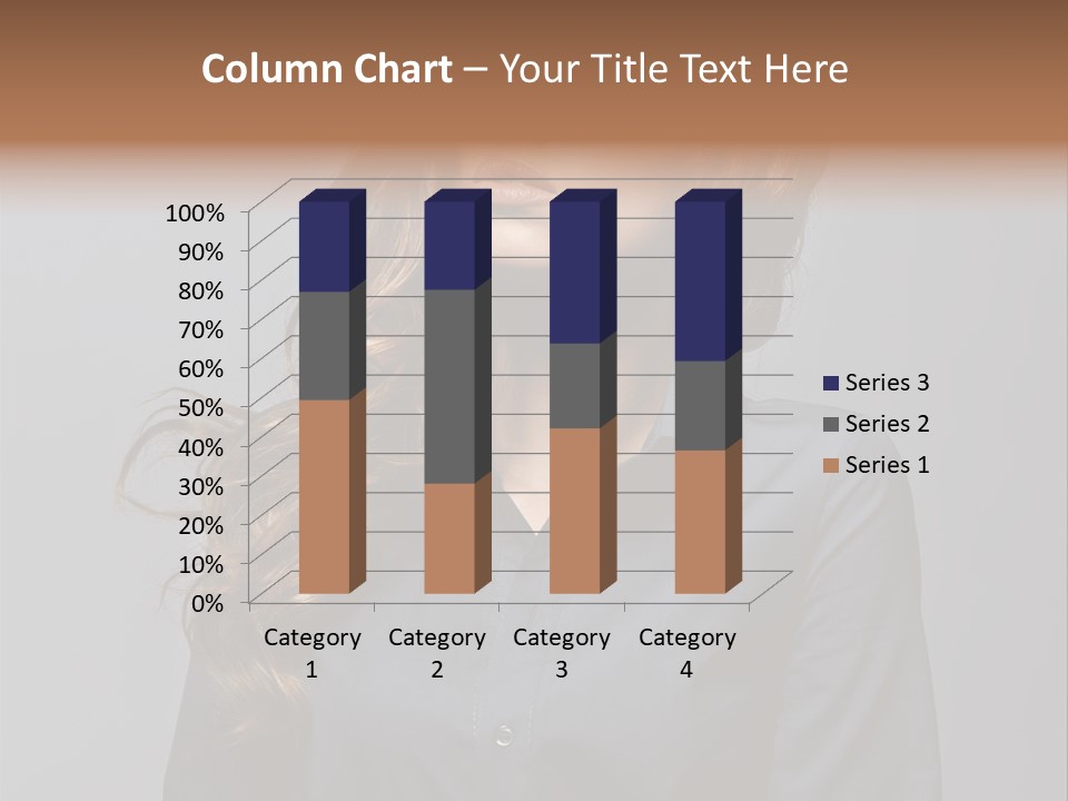 Gray Face Skin PowerPoint Template