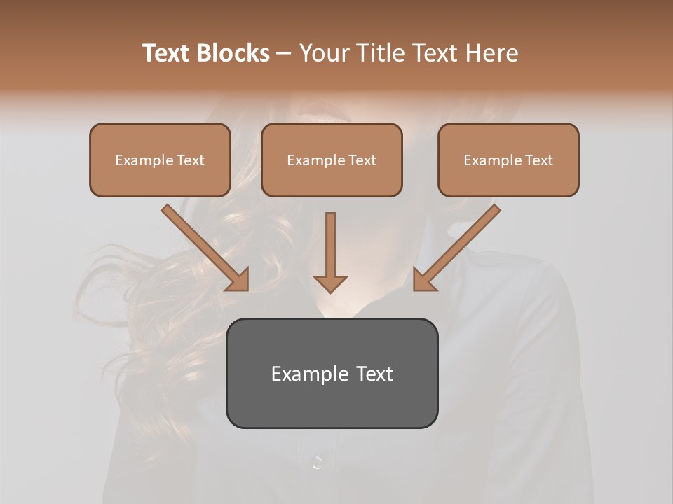 Gray Face Skin PowerPoint Template
